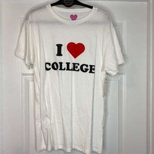 I love college tee